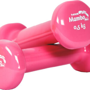 Αλτήρας χεριών Mambo Max Coated Dumbbell βινυλίου AC-3291 1X0.5 KG