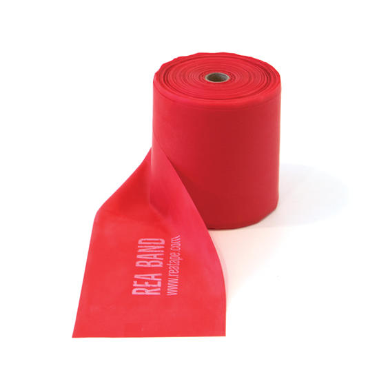 REA elastic band ελαστικός ιμάντας γυμναστικής μέτριος κόκκινος 25M. 12-2-054