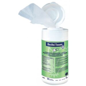 Bacillol Tissues απολυμαντικά μαντηλάκια επιφανειών συσκευασία 100 τεμαχίων