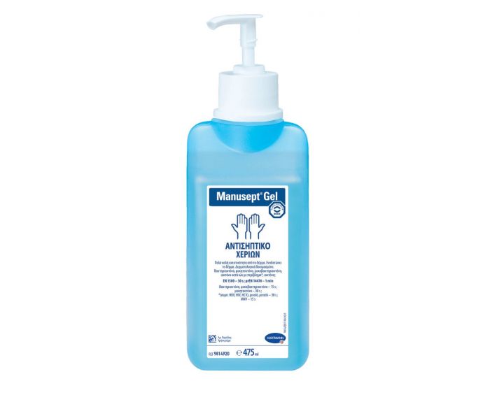 Αντισηπτικό χεριών Manusept Gel, 475 ml με αντλία