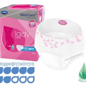 Molicare® Premium Lady Pants γυναικείο εσώρουχο ελαφράς ακράτειας - 7 σταγόνες