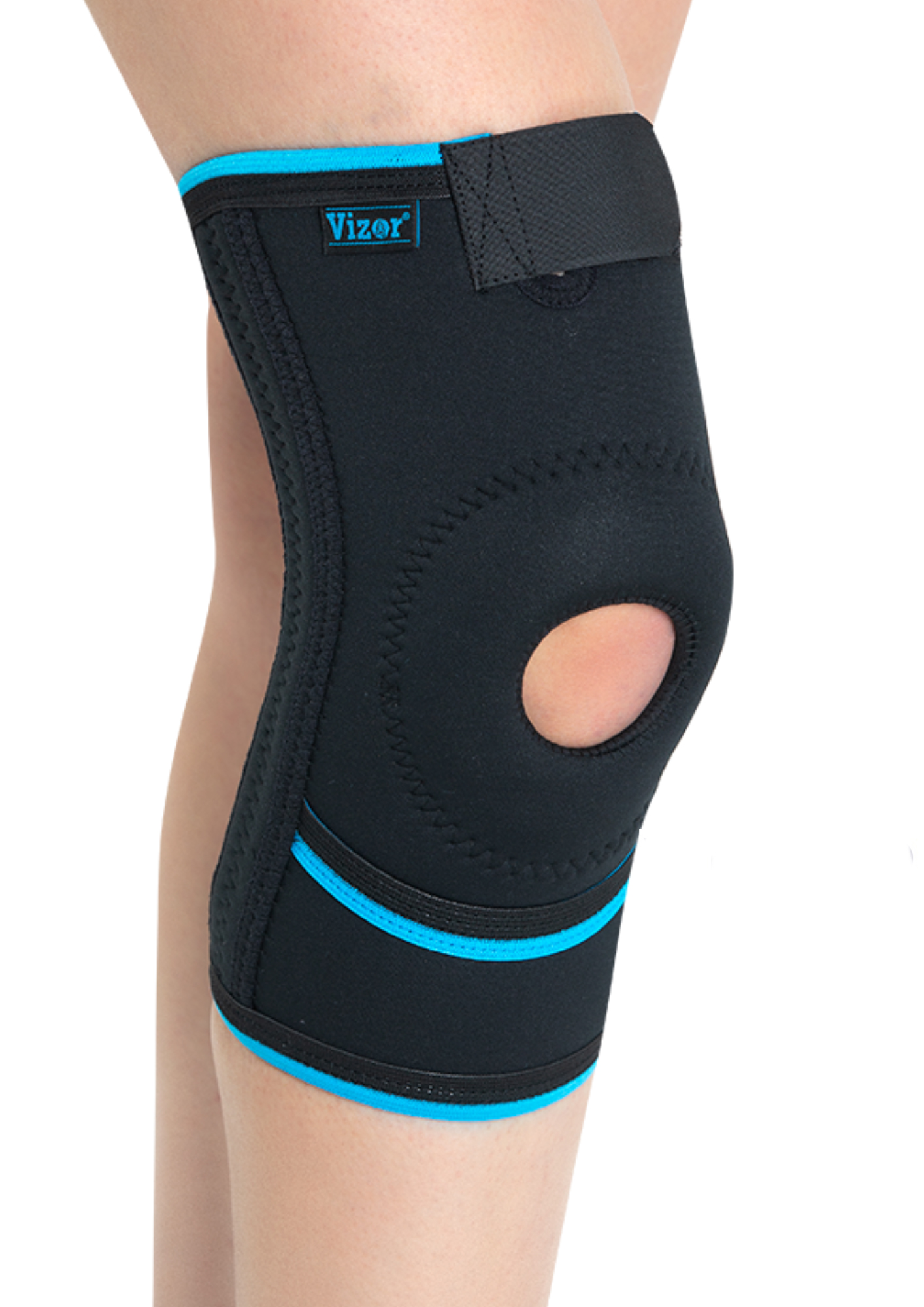 Επιγονατίδα από neoprene με οπή και μπανέλες 502 VIZOR