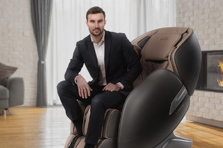 Casada AlphaSonic-2 | Πολυθρόνα μασάζ με λειτουργία braintronics® | κρέμα-καφέ